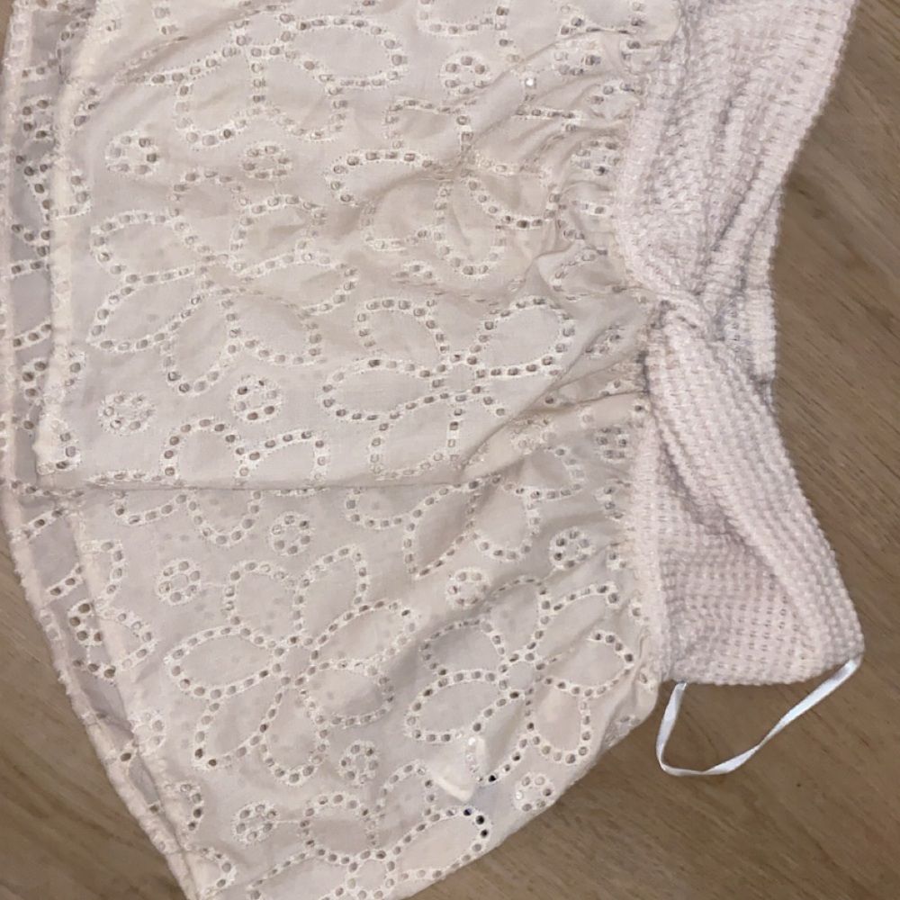 White Eyelet Lace Top